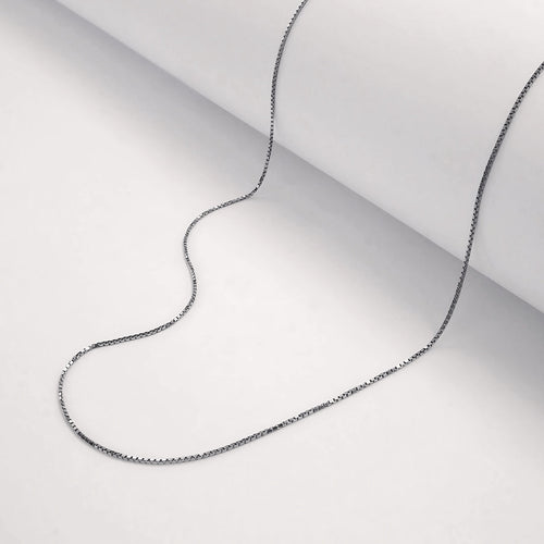 Box Chain Halskæde 1 mm