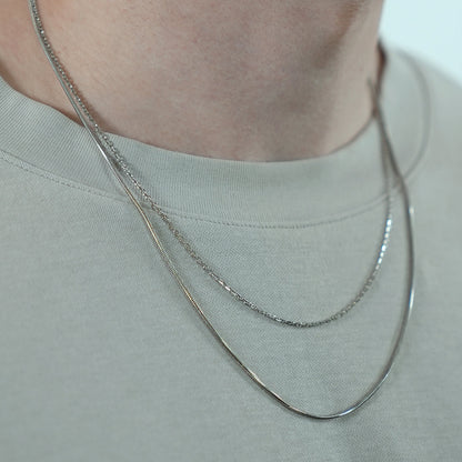 Clip Chain Halskæde 1,6 mm