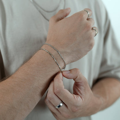 Twisted Chain Armbånd 2 mm