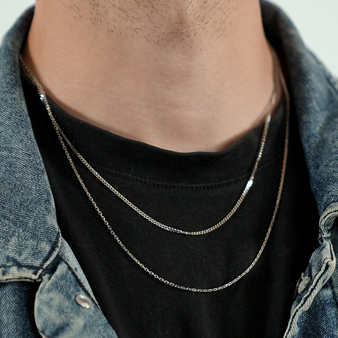 Cuban Chain Halskæde 2 mm