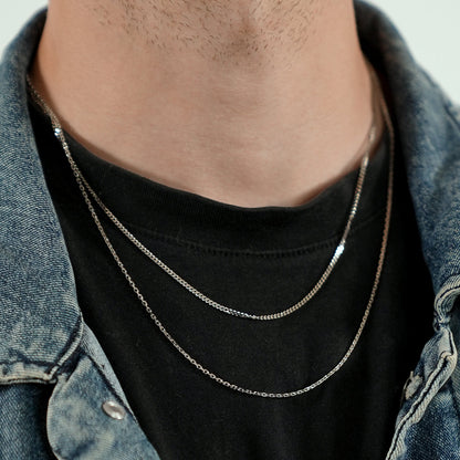Cuban Chain Halskæde 2 mm