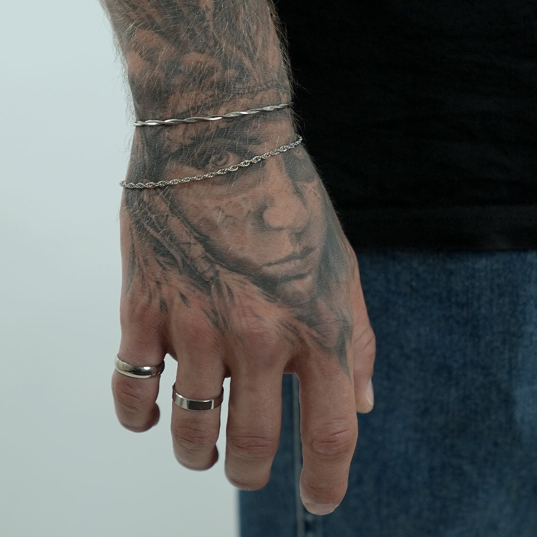 Twisted Chain Armbånd 2 mm