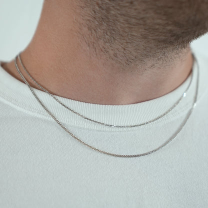 Cuban Chain Halskæde 2 mm