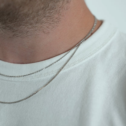 Cuban Chain Halskæde 2 mm