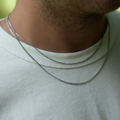 Box Chain Halskæde 1 mm