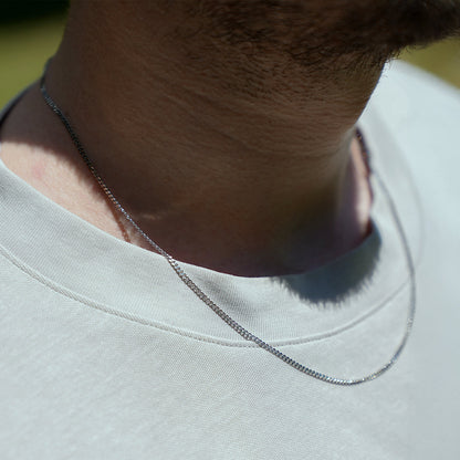 Cuban Chain Halskæde 2 mm
