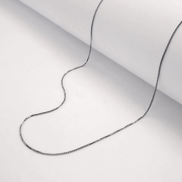 Box Chain Halskæde 1 mm