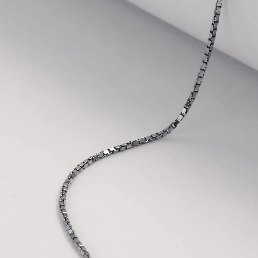 Box Chain Halskæde 1 mm