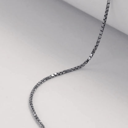 Box Chain Halskæde 1 mm
