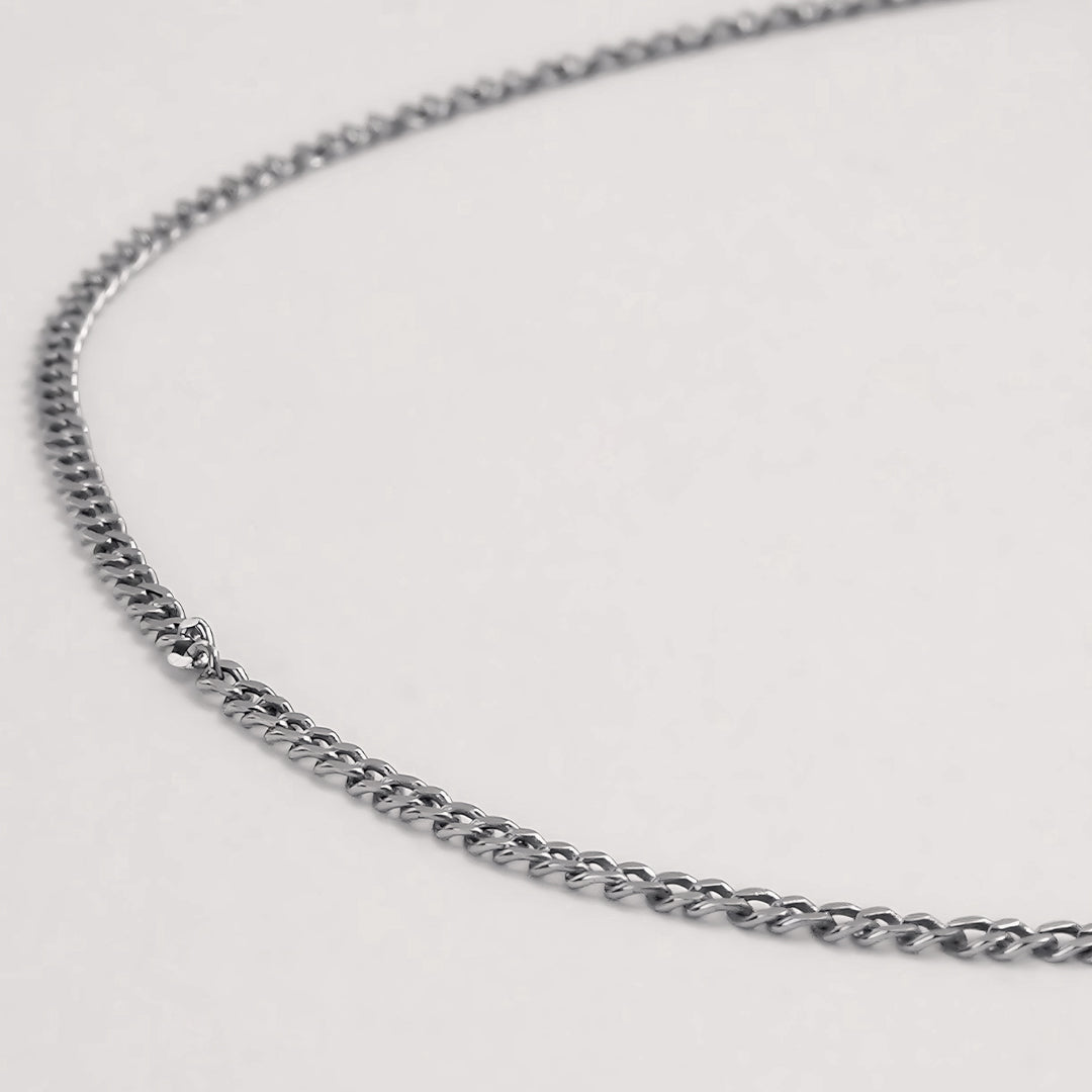 Cuban Chain Halskæde 2 mm