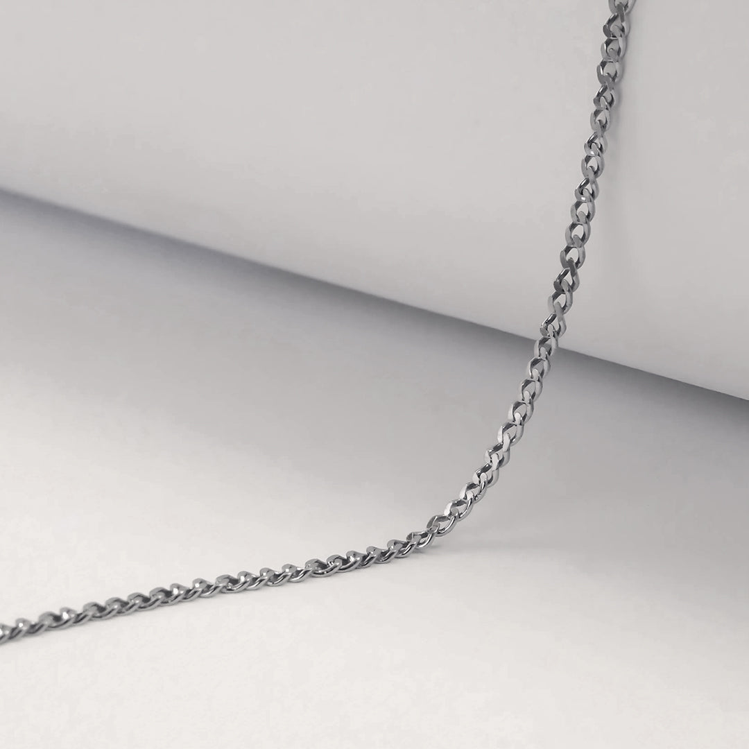 Cuban Chain Halskæde 2 mm