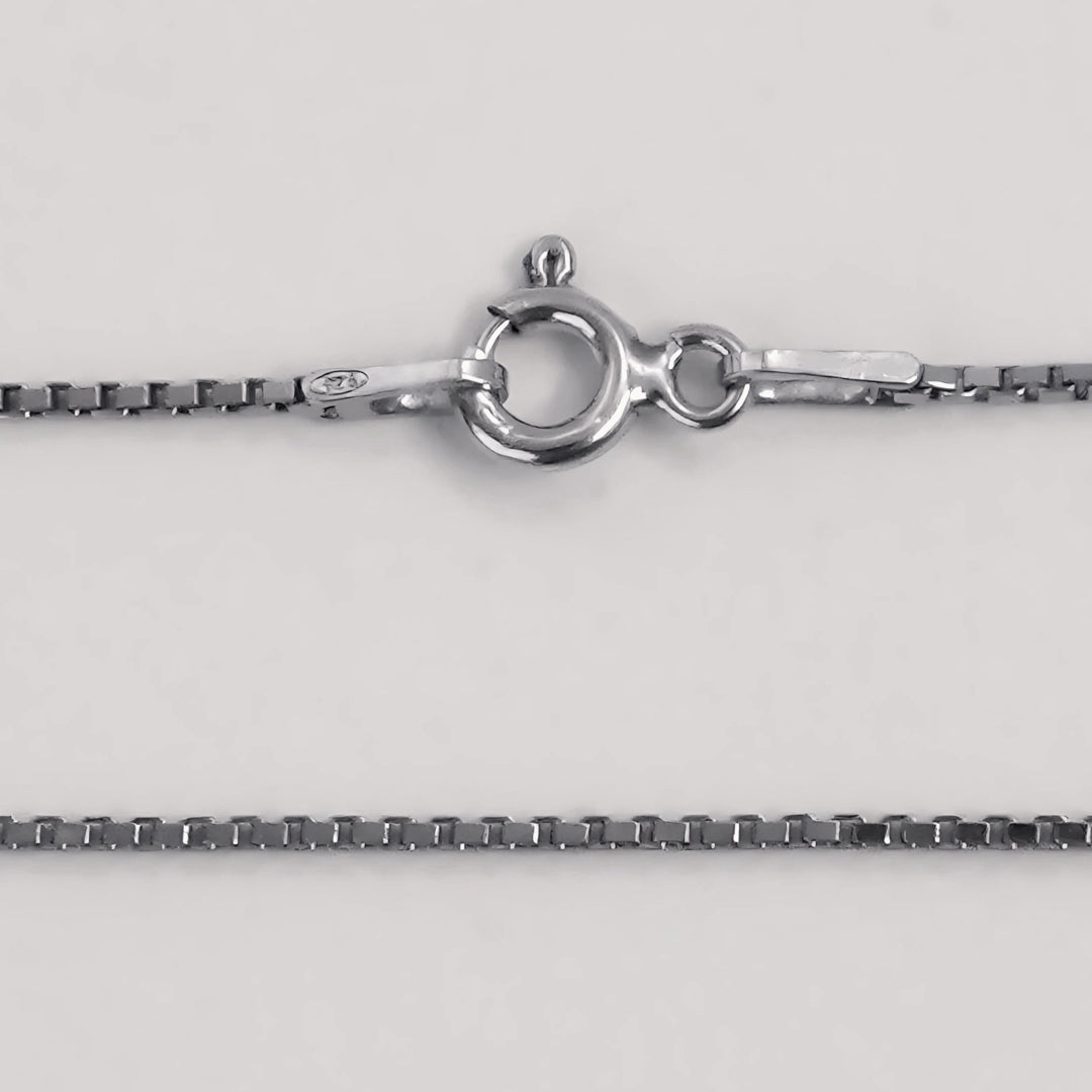 Box Chain Halskæde 1 mm