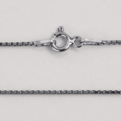 Box Chain Halskæde 1 mm