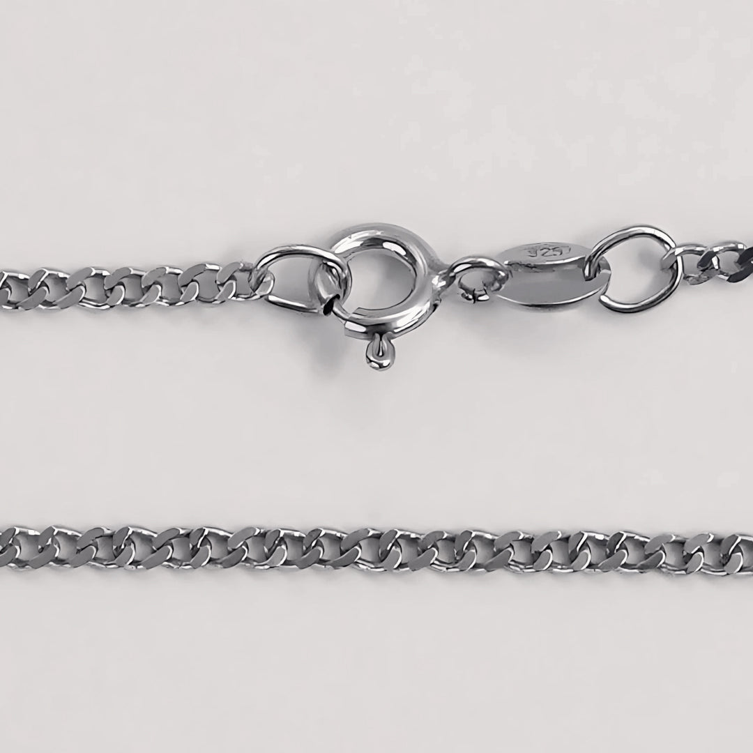 Cuban Chain Halskæde 2 mm